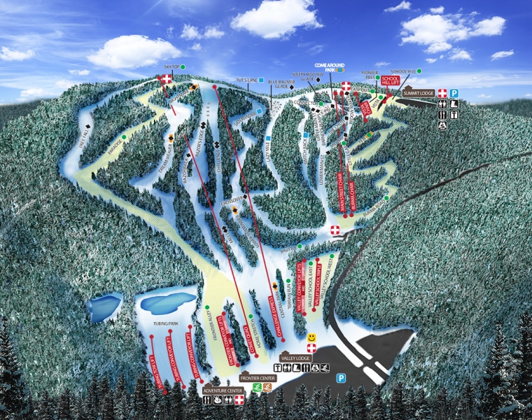 Trail Map - Blue Mountain Resort